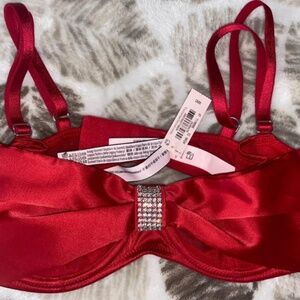 VS Wicked Unlined Bow Balconette Bra NWT